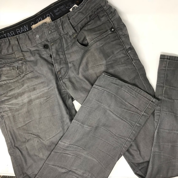 gray g star jeans
